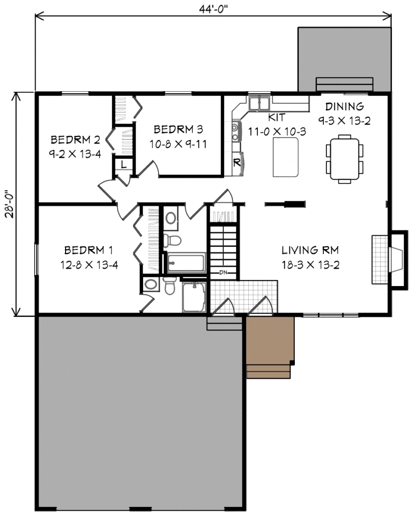 ranch floor plan heritage homes
