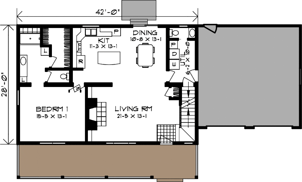 SALEM-A-(1ST-FLOOR) two story modular home floor plan
